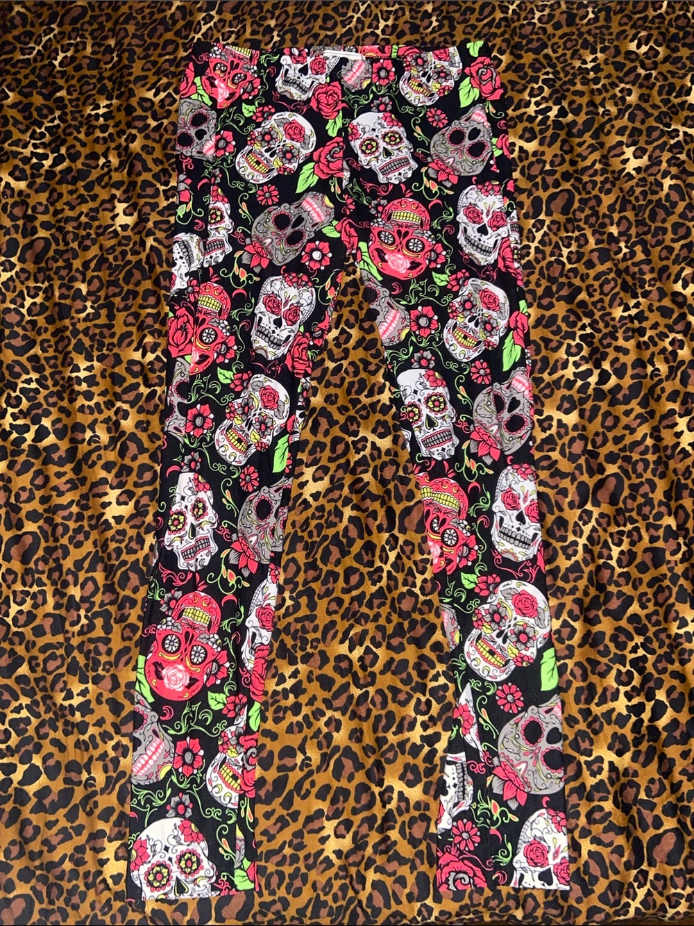 No Comment NY LA Women’s Day of the Dead Leggings